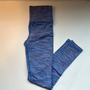 Ivivva kids size 8, blue and purple leggings